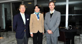 De (i) a (d), Arturo García Rosa, Presidente SAHIC; Jacqueline Plass, Subsecretaria de Turismo; y Álvaro Castilla, Director Nacional de Sernatur.