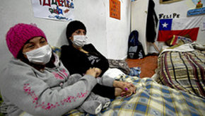 Estudiantes chilenos en huelga de hambre por sus reivindicaciones...