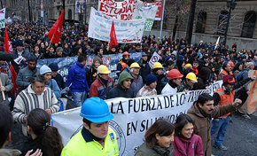 En Chile se realiza paro de 48 horas