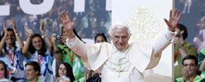 Imagen de  archivo de la reciente visita del papa a España