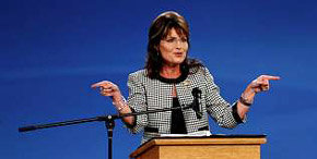 La ultraconservadora líder del 'Tea Party', Sarah Palin
