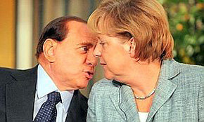 Berlusconi y Merkel