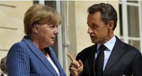 Los gobiernos alemán (Merkel) y francés (Sarkozy) quieren evitar que su banca anote pérdidas  