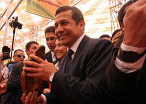 Humala tiene un 65% de respaldo popular...