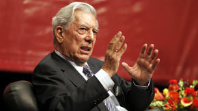 Mario Vargas Llosa, en Madrid