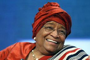 La presidenta de Liberia, Ellen Johnson-Sirleaf, en una imagen de archivo 

