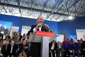 Alfredo Pérez Rubalcaba, en la presentación celebrada en Ourense