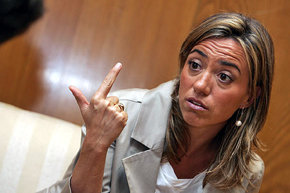 La cabeza de lista del PSC a las próximas elecciones generales, Carme Chacón