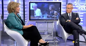 Pilar Rahola, en el programa de TV, 'La Noria'...