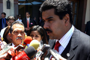 El ministro de Relaciones Exteriores de Venezuela, Nicolás Maduro