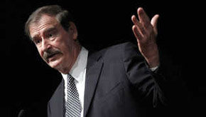 EL ex presidente mexicano, Vicente Fox