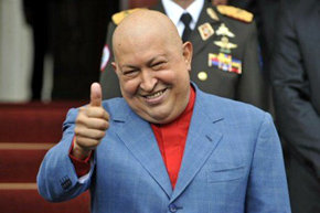 El presidente venezolano, Hugo Chávez