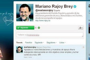Rajoy rompe su silencio a través de Twitter