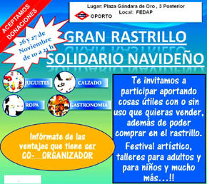 Gran Rastrillo Solidario Navideño 