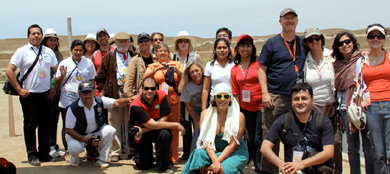 Periodistas de VISION asistentes a FITPERU- Trujillo 2011 (Foto: Patricio Miller, info@revistacuenca.com)