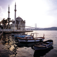 Una vista de Istambul, la capital de Turquía...
