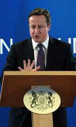 Primer Ministro británico David  Cameron