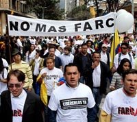 Las FARC anuncian liberaciones tras las manifestaciones contra el secuestro