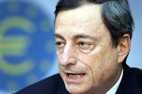 Mario Draghi, presidente del BCE