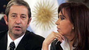 Julio Cobos y Cristina Kirchner en una imagen de archivo que data de 2007
