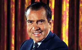 Richard Nixon, ex presidente de Estados Unidos. 