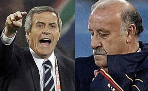 Tabarez y Del Bosque, los mejores entrenadores del Mundo