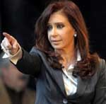 Cristina Fernández, en una imagen  de archivo