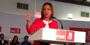 Carme Chacón presenta su candidatura a la Secretaría General del PSOE 