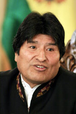 El presidente boliviano, Evo Morales