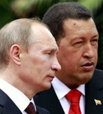 Chávez (d) y Putin en una imagen de archivo

