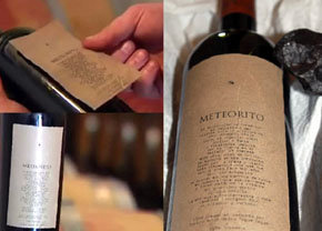 Vino madurado con un meteorito