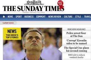 'The Sunday Times' confirma que Mourinho se irá del Real Madrid