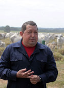 El presidente de Venezuela, Hugo Chávez