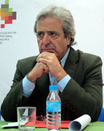 En la imagen, el secretario general de UGT en Madrid, José Ricardo Martínez.