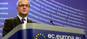 El comisario europeo de Asuntos Económicos, Olli Rehn