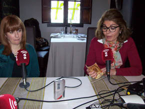 Dª. Josefa Ormedilla Consejera de Turismo de la Diputación de Jaen y Toni Olivares Concejala de Cultura de Ubeda 