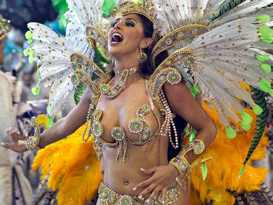 Brillo y ritmo en el Carnaval de Río de Janeiro