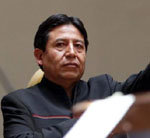 El ministro boliviano de Exteriores, David Choquehuanca