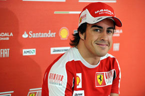 Alonso va domando su Ferrari