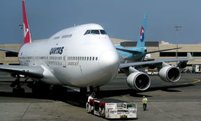 Qantas realizó el primer vuelo entre Australia y Sanatiago de Chile