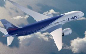 LAN Airlines anuncia las rutas que operará con el Boeing 787 Dreamliner
 