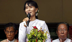Aung San Suu Kyi, activista por los derechos humanos y premio Nobel de la Paz 