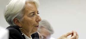 La directora gerente del Fondo Monetario Internacional, Christine Lagarde