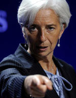 La directora gerente del Fondo Monetario Internacional (FMI), Christine Lagarde.