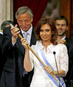 Los 'Kirchner-Fernández' en una foto de archivo...