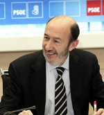 alfredo Pérez Rubalcaba, líder de la oposición