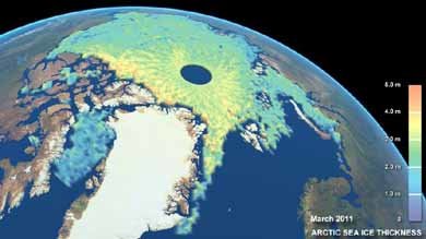 El hielo ártico se derrite y deja un futuro ‘caliente’