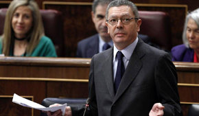 El ministro de Justicia, Alberto Ruiz-Gallardón