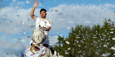 La Cibeles quedó blanca