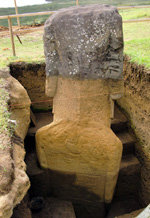 Los moai de Isla de Pascua. Un misterio que permaneció enterrado durante siglos